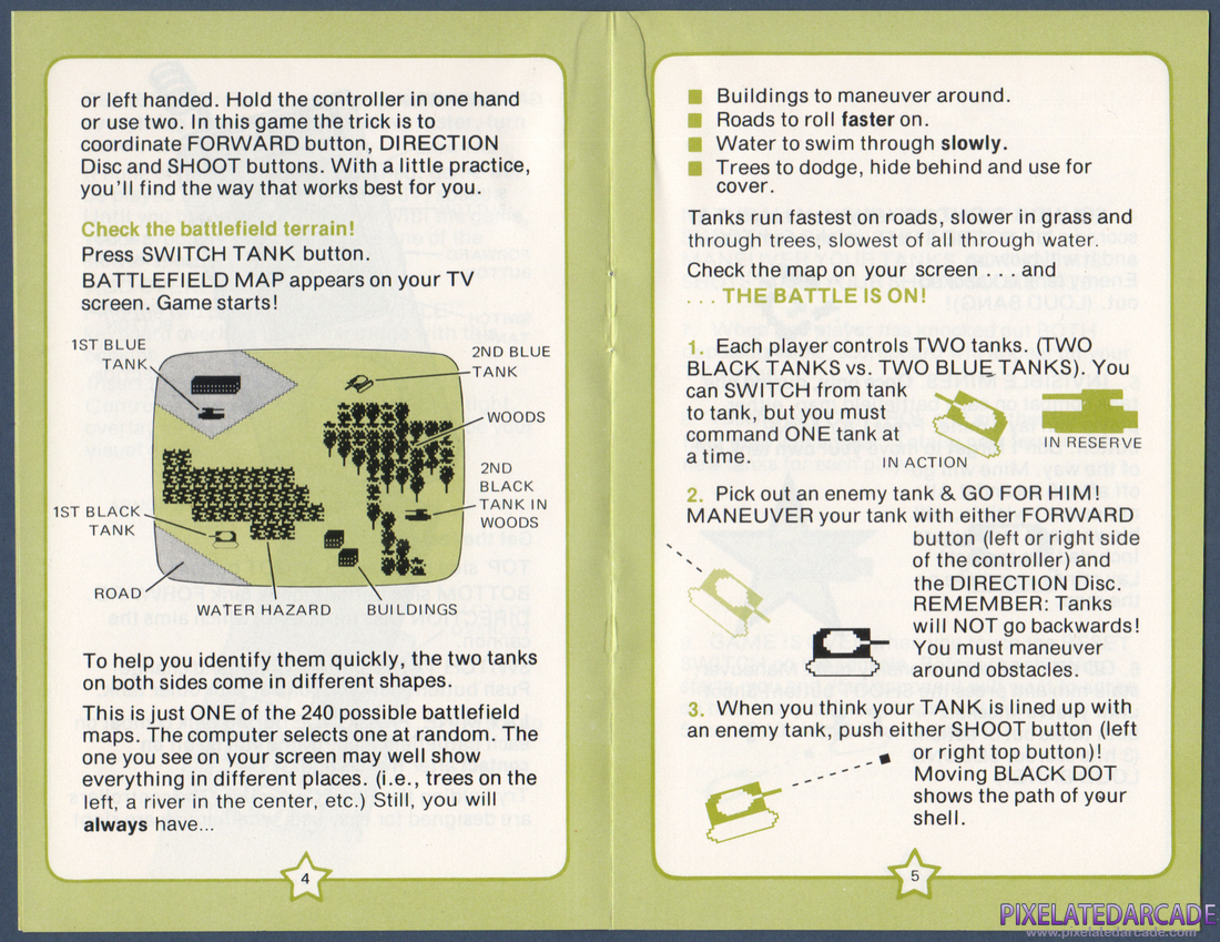 Armor Battle: Instruction Manual - Pages 4 - 5