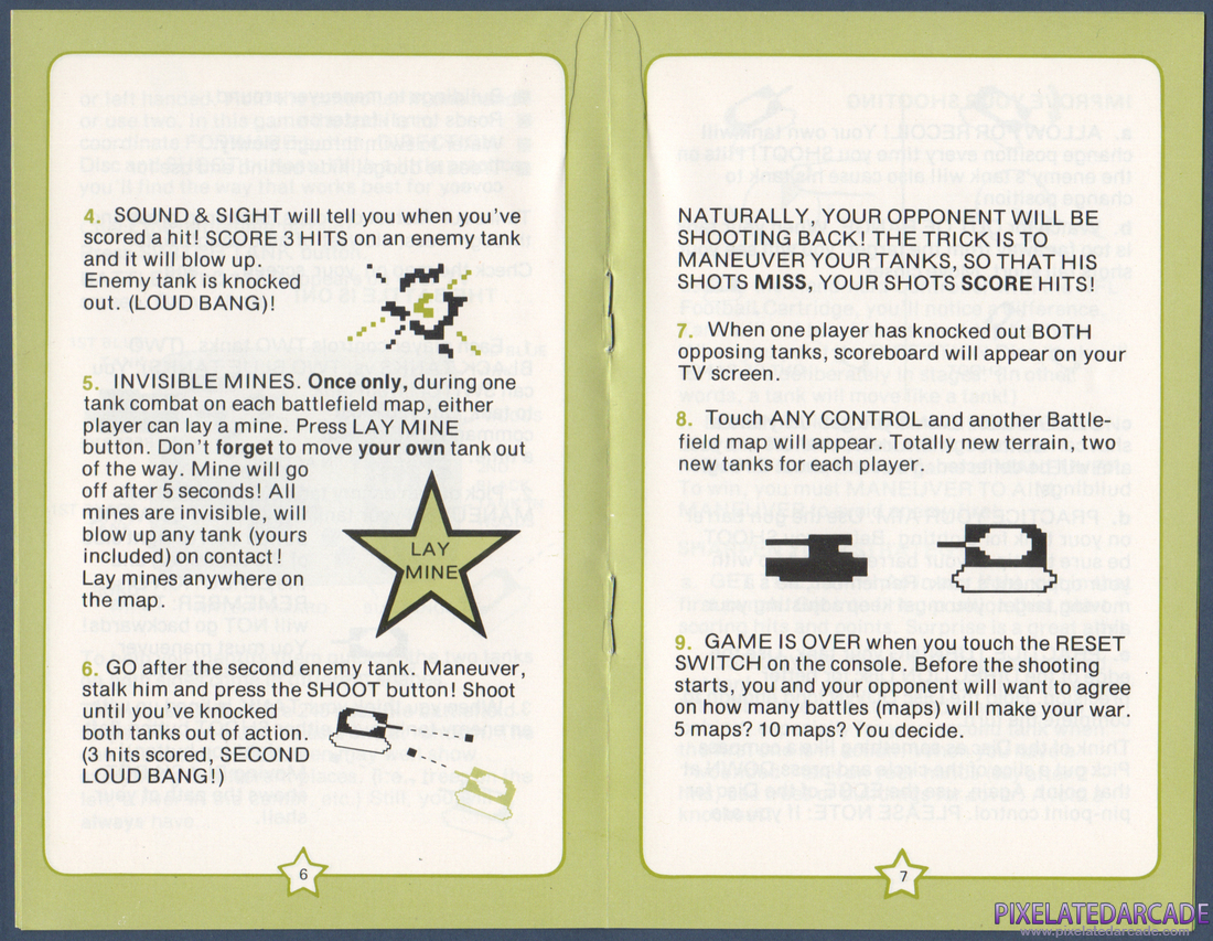 Armor Battle: Instruction Manual - Pages 6 - 7