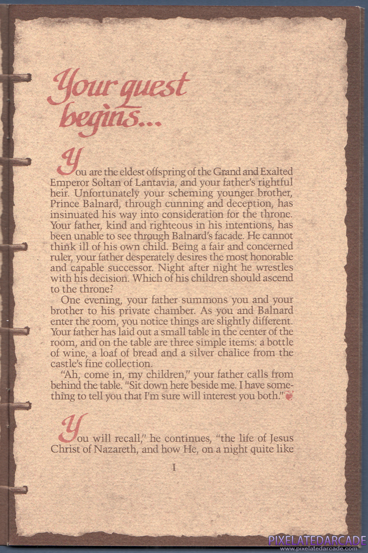 The Holy Grail: Instruction Manual - Page 5