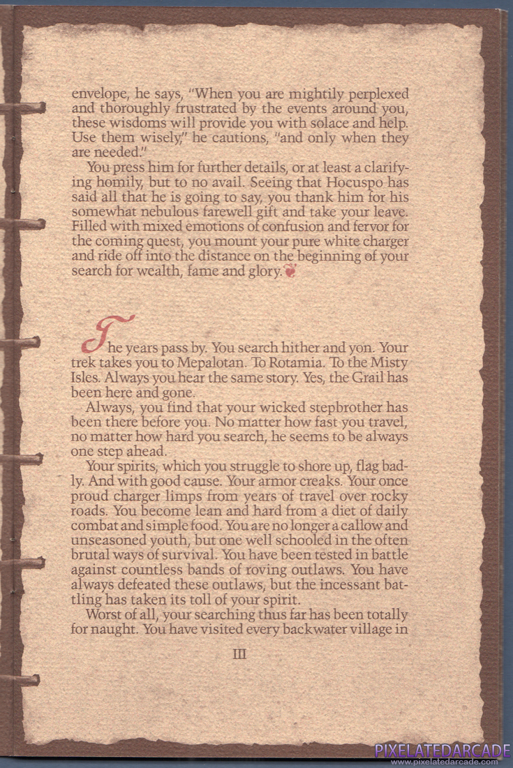 The Holy Grail: Instruction Manual - Page 7