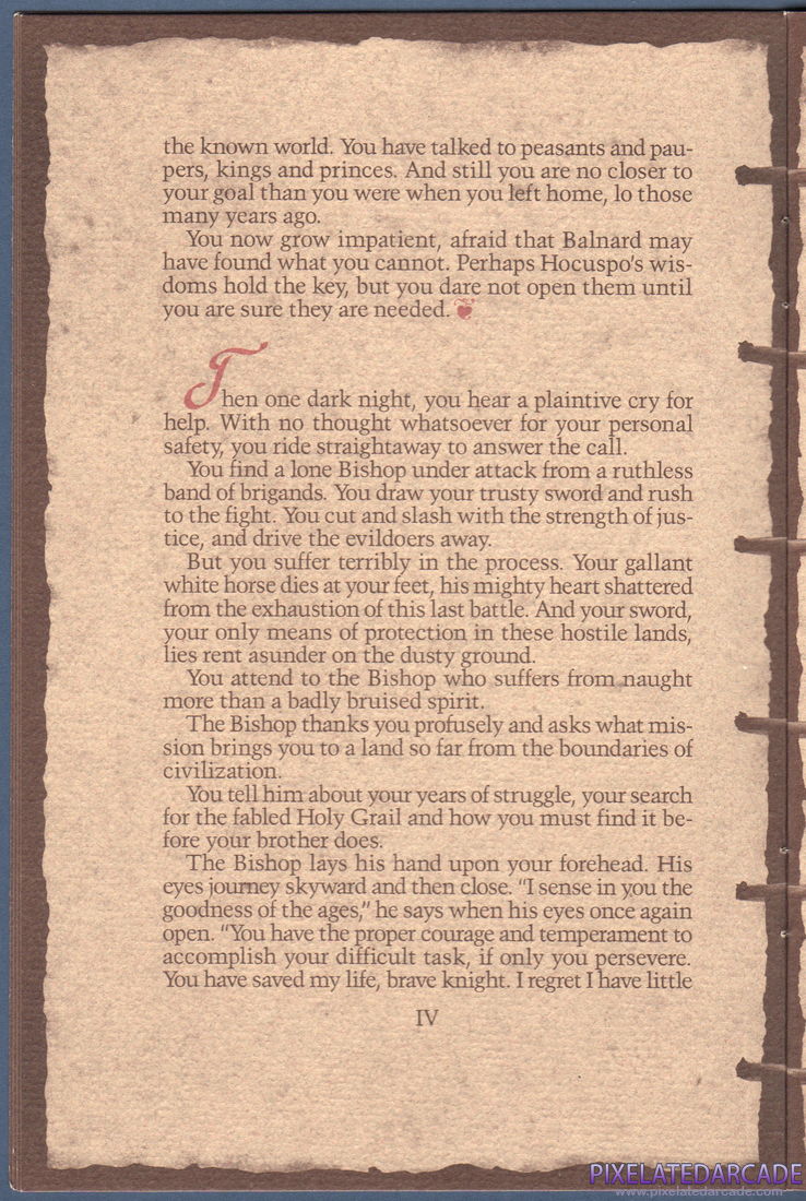 The Holy Grail: Instruction Manual - Page 8