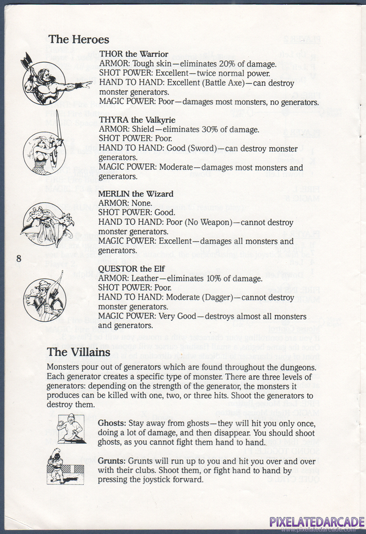 Gauntlet II: Instruction Manual - Page 8