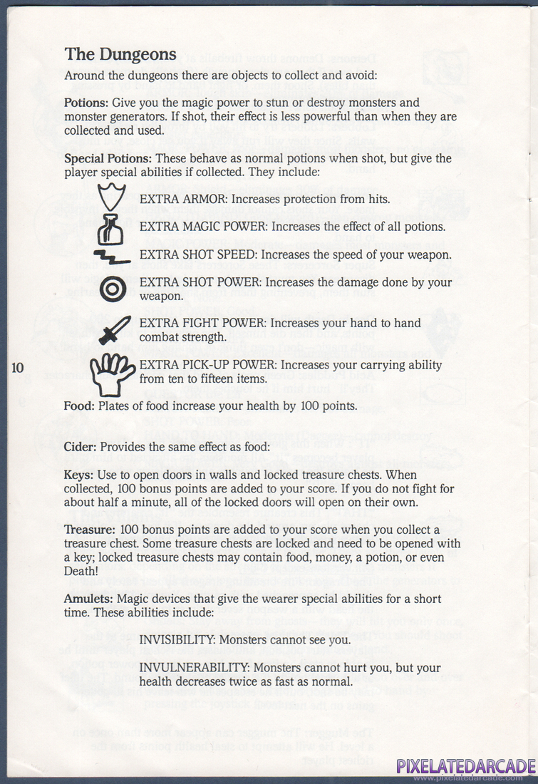 Gauntlet II: Instruction Manual - Page 10