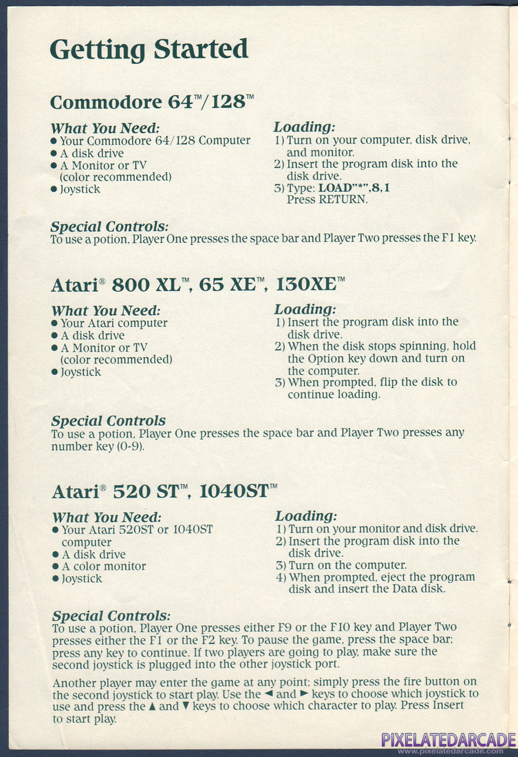 Gauntlet: Instruction Manual - Page 2