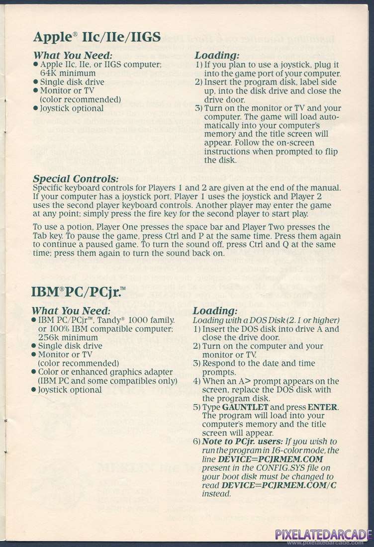 Gauntlet: Instruction Manual - Page 3