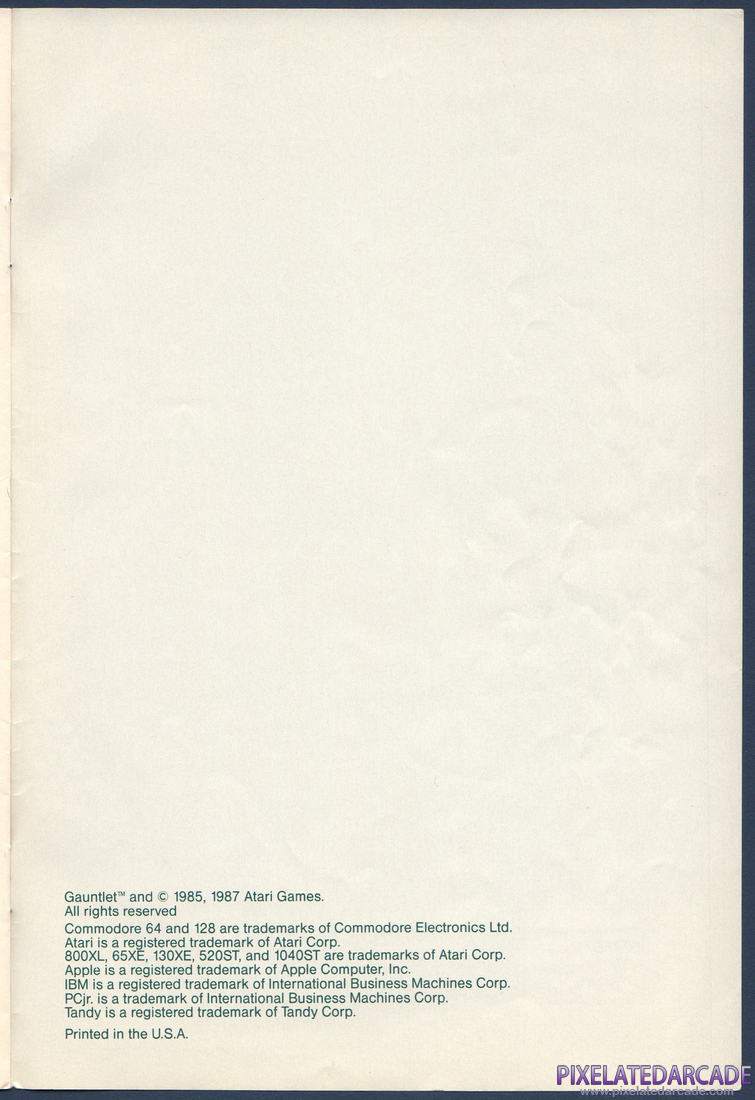 Gauntlet: Instruction Manual - Page 10