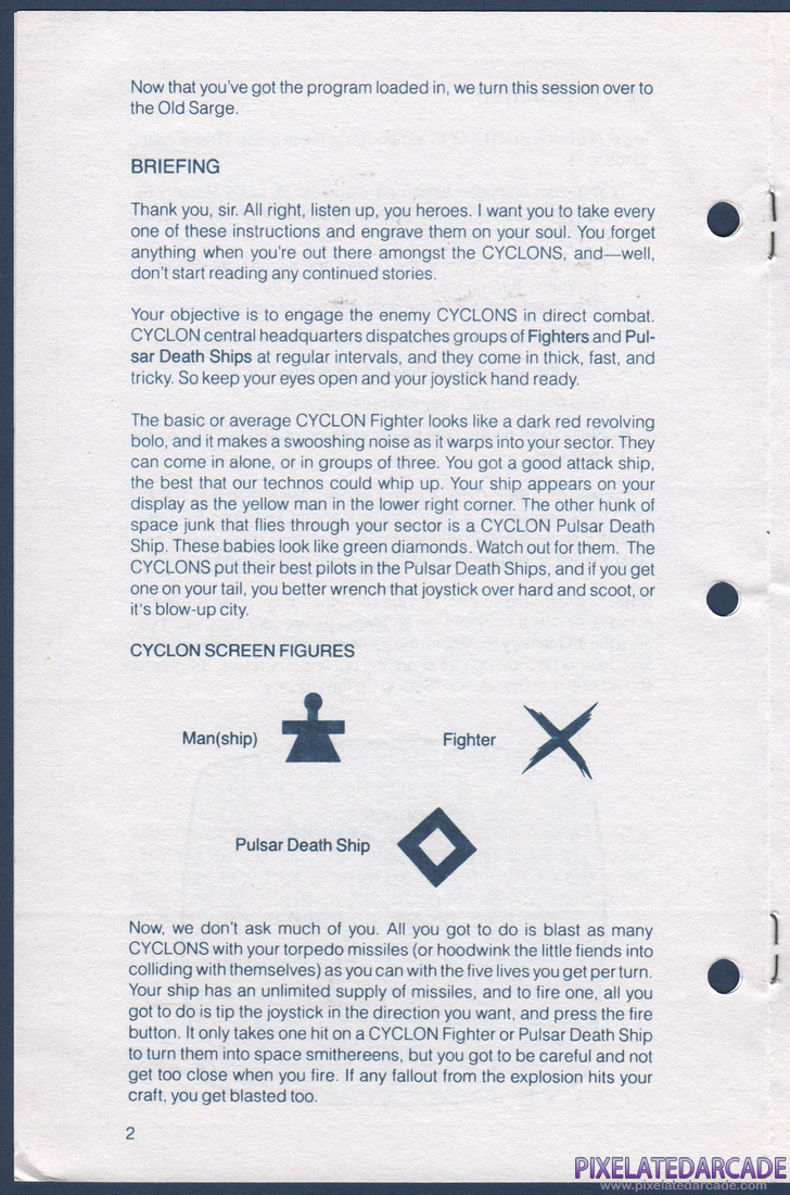 Cyclons: Instruction Manual - Page 4