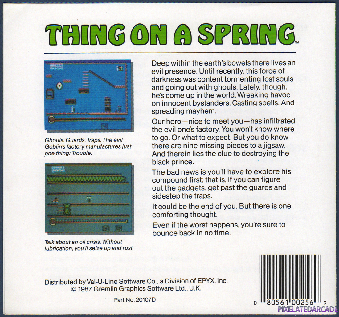 Thing on a Spring: Instruction Manual - Page 4