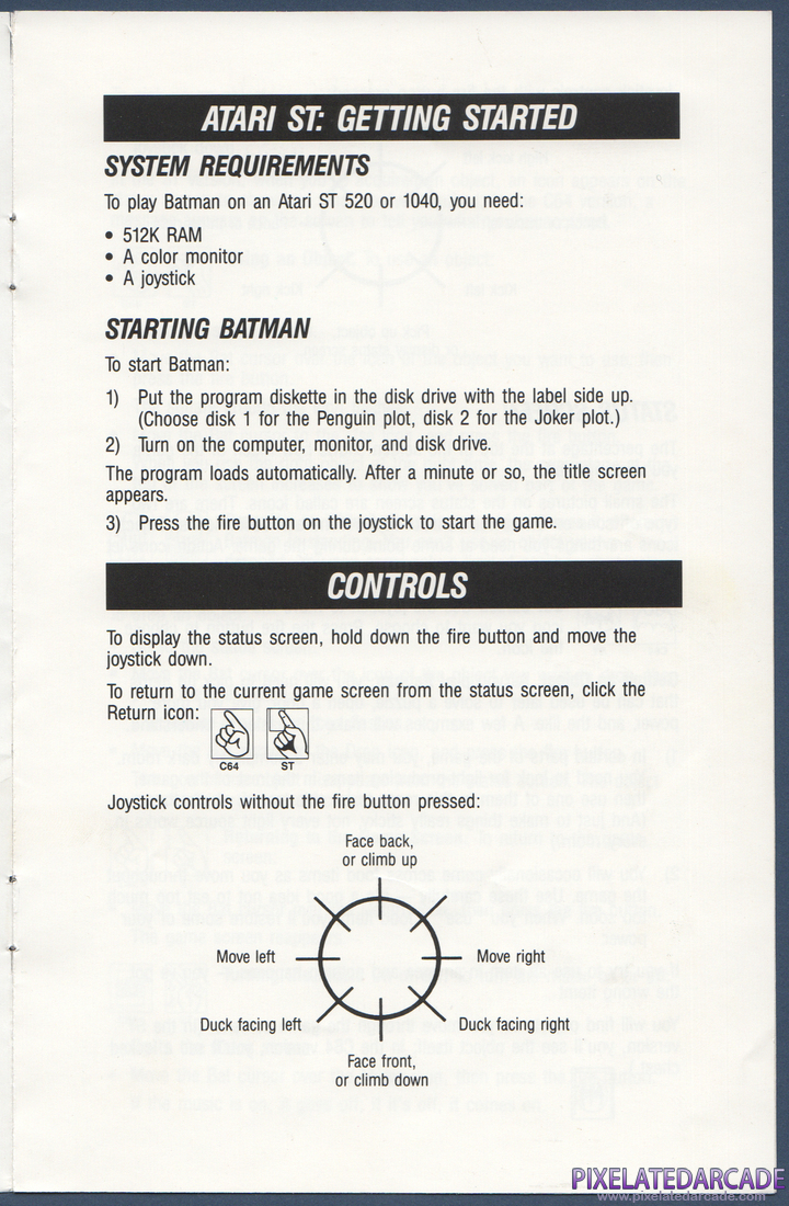 Batman: The Caped Crusader: Instruction Manual - Page 3