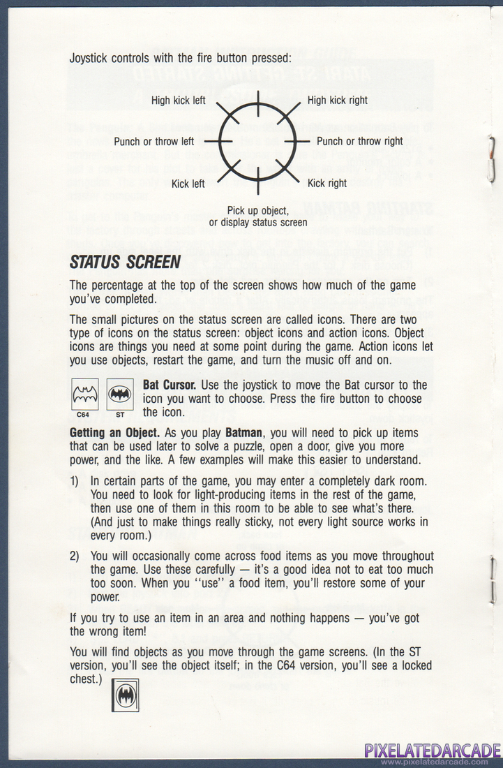 Batman: The Caped Crusader: Instruction Manual - Page 4
