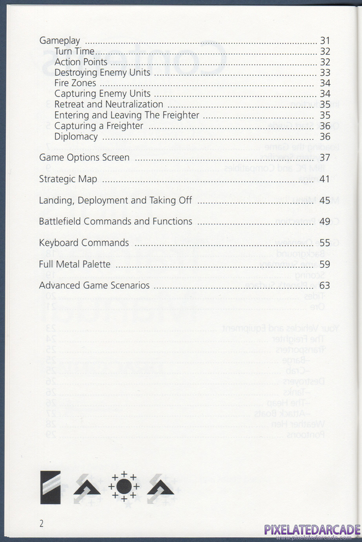 Full Metal Planet: Instruction Manual - Page 2
