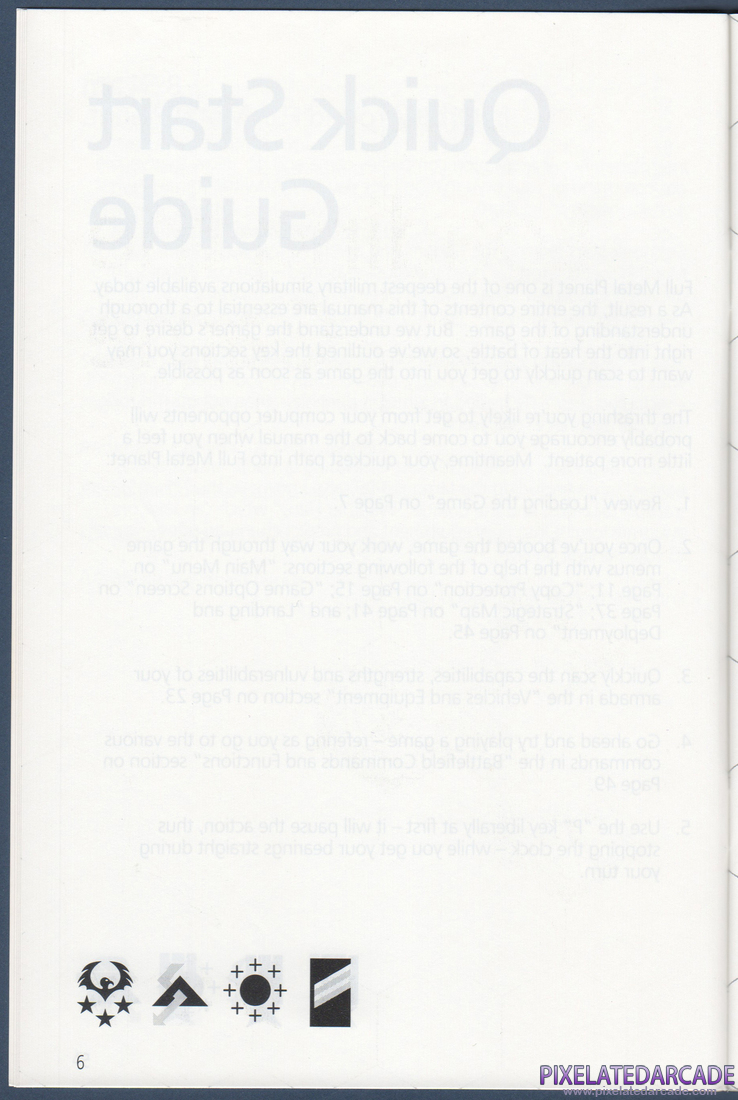 Full Metal Planet: Instruction Manual - Page 6