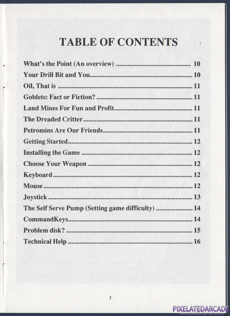 Oil's Well: Instruction Manual - Page 4