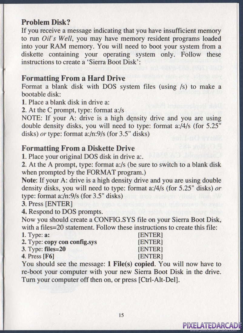 Oil's Well: Instruction Manual - Page 16