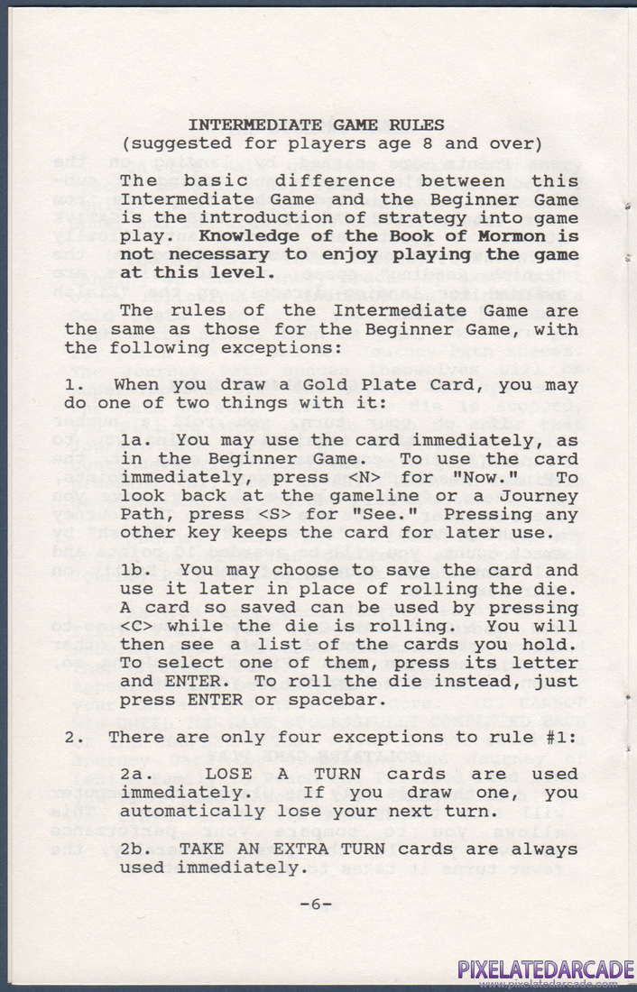 The Book of Mormon Game: Instruction Manual - Page 6