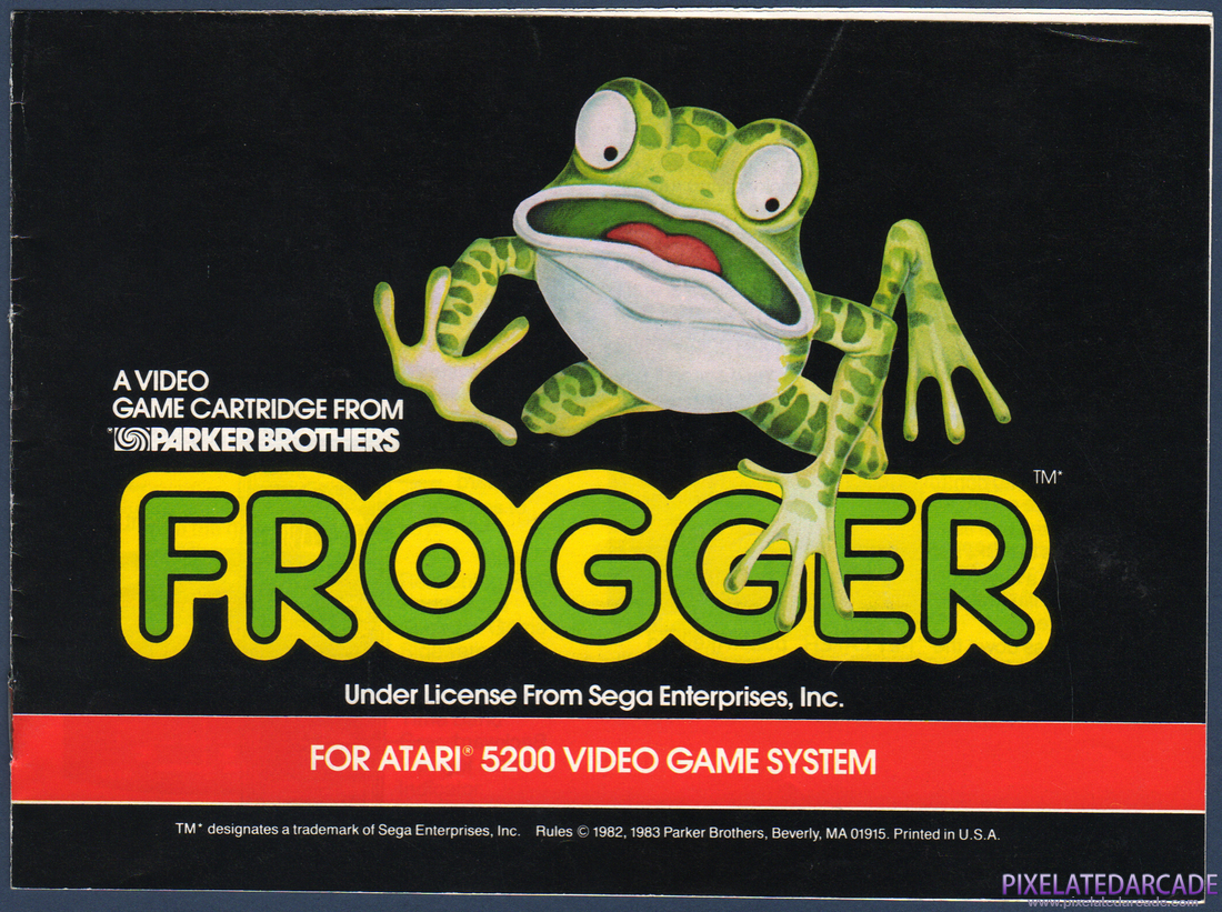 Frogger: Instruction Manual - Page 1