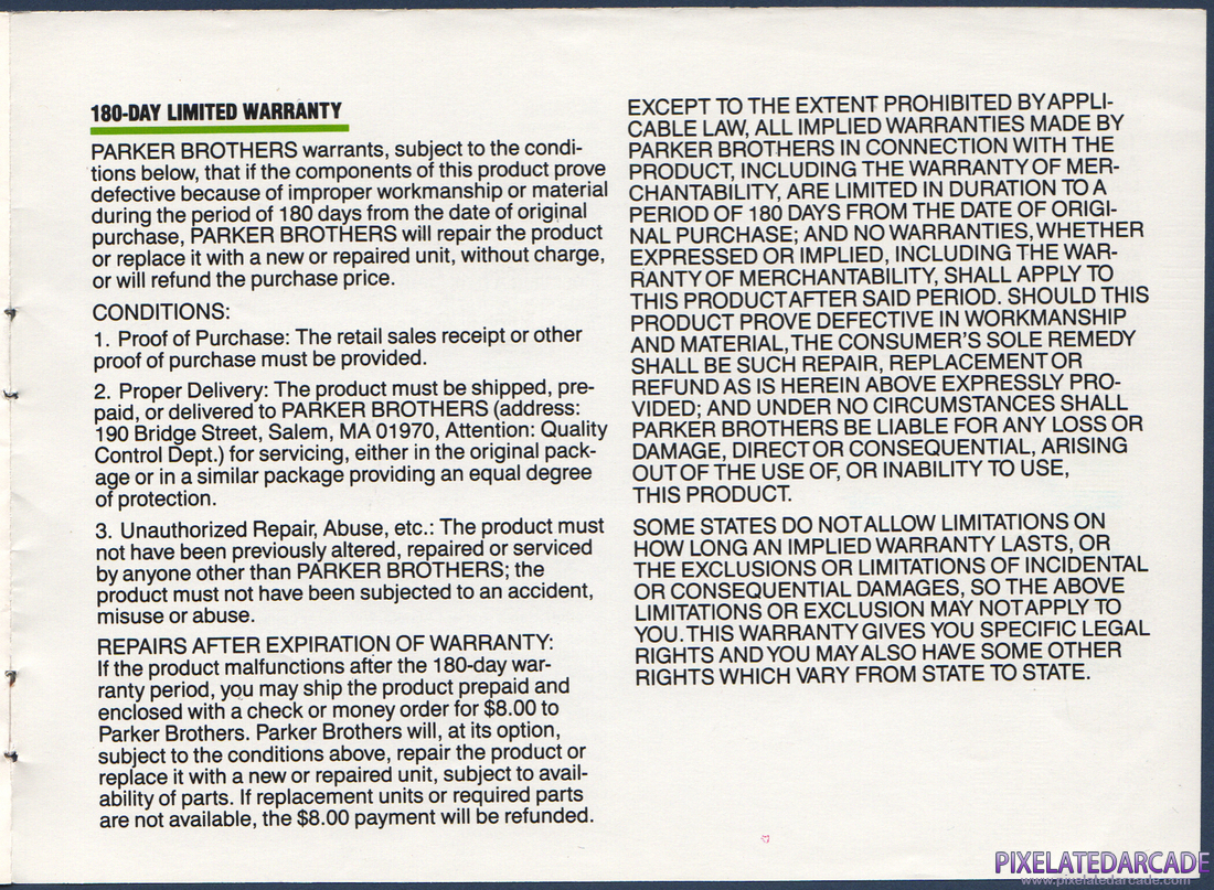 Frogger: Instruction Manual - Page 7