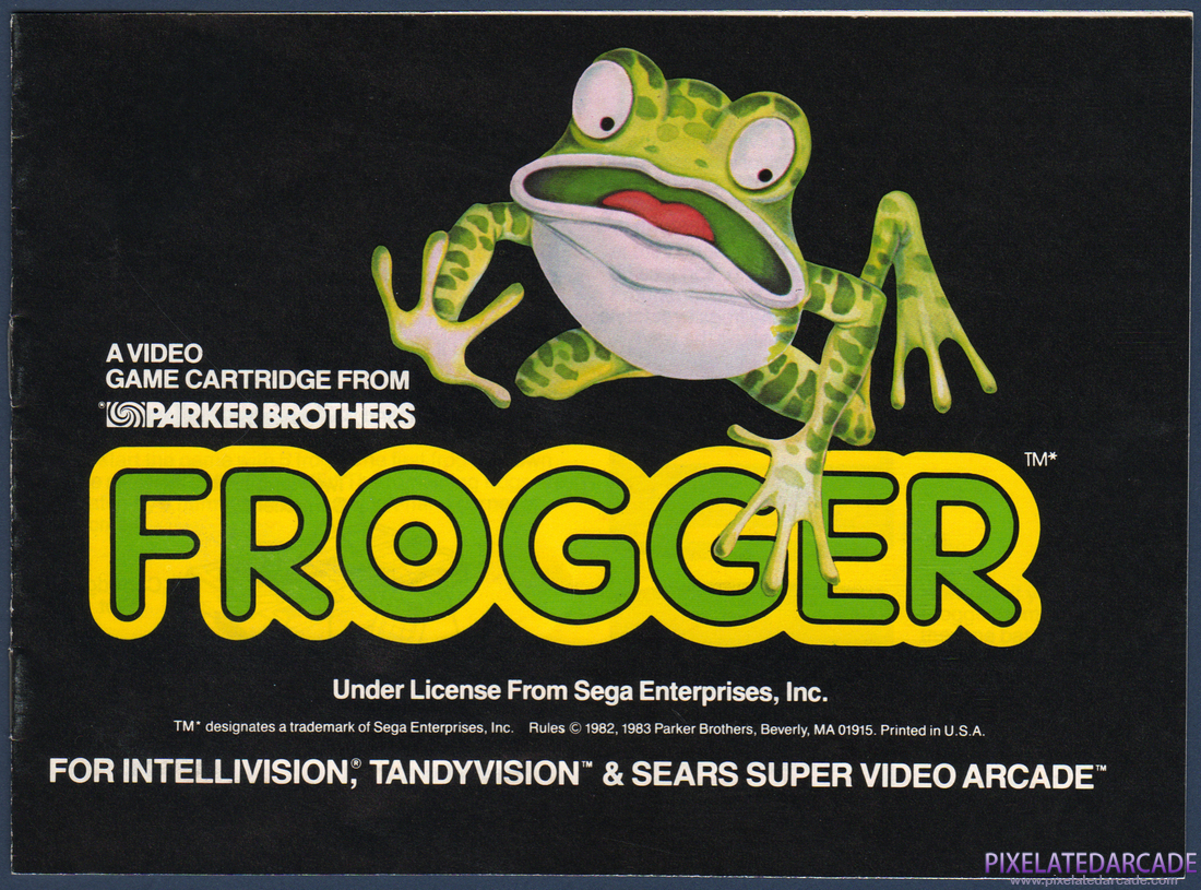 Frogger: Instruction Manual - Page 1