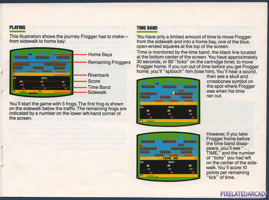 Frogger: Instruction Manual - Page 3