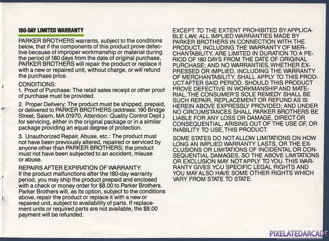 Frogger: Instruction Manual - Page 7