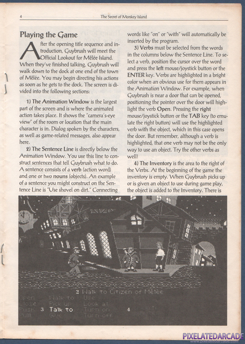 The Secret of Monkey Island: Instruction Manual - Page 5