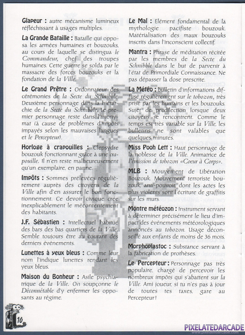 The Bizarre Adventures of Woodruff and the Schnibble: Instruction Manual - Page 10