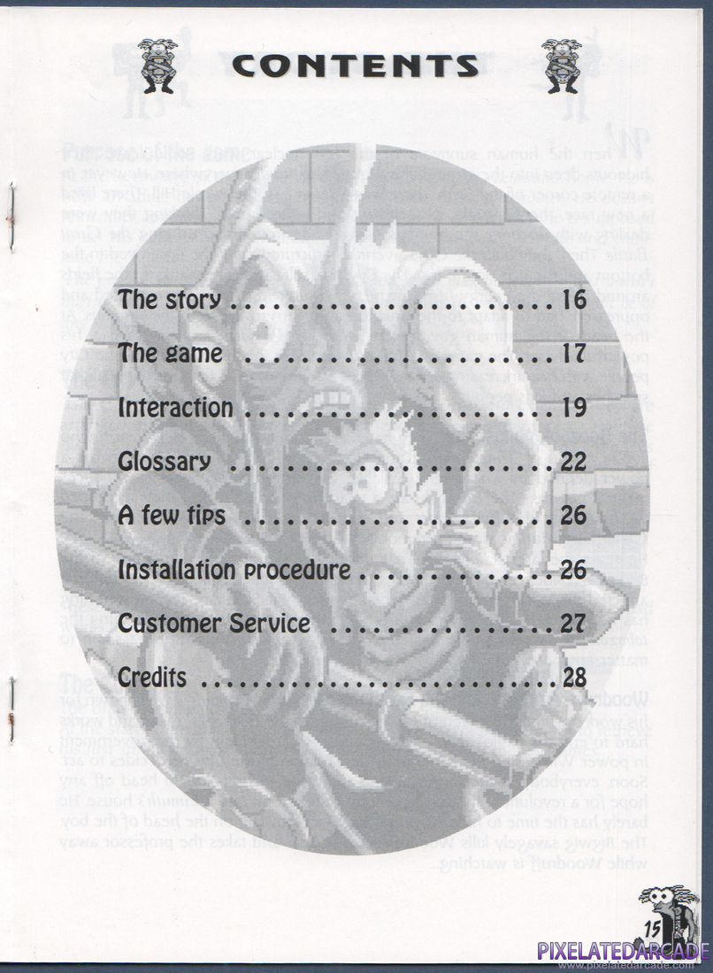 The Bizarre Adventures of Woodruff and the Schnibble: Instruction Manual - Page 15