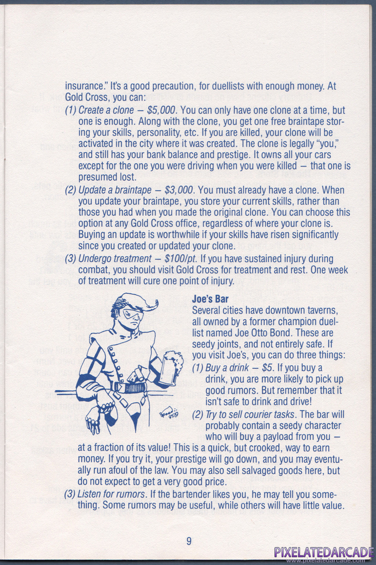 AutoDuel: Instruction Manual - Page 9