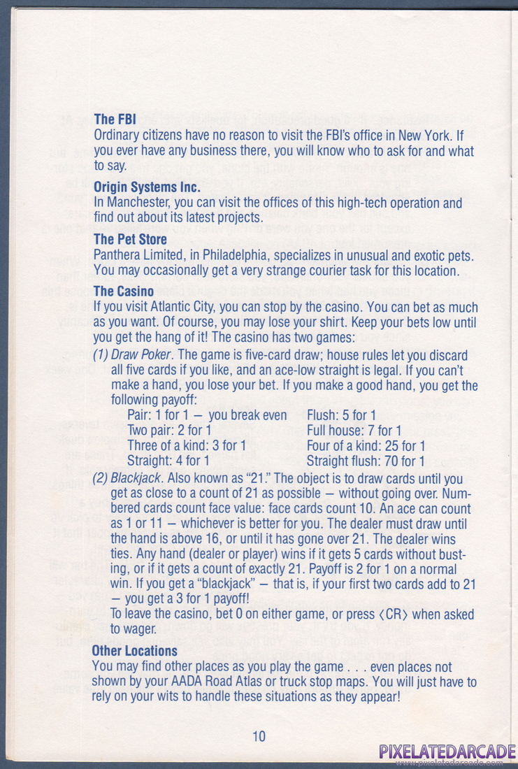 AutoDuel: Instruction Manual - Page 10
