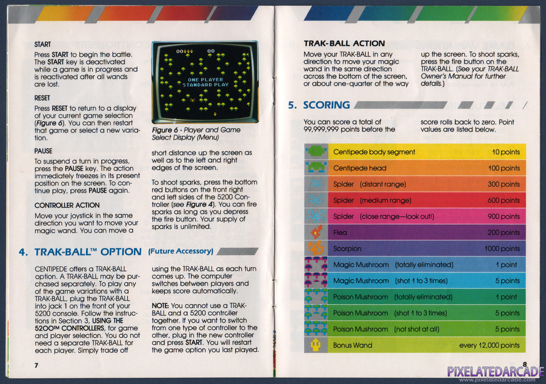 Centipede: Instruction Manual - Page 6