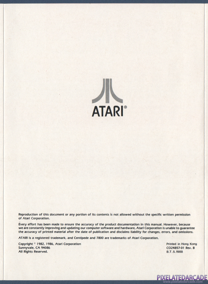 Centipede: Instruction Manual - Page 6