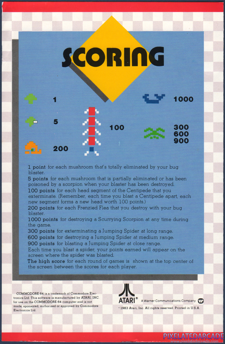 Centipede: Instruction Manual - Page 3