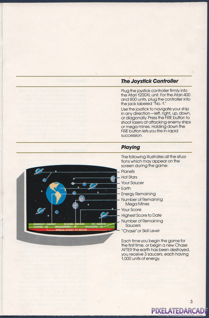 Astro Chase: Instruction Manual - Page 3