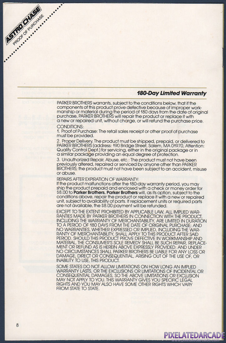 Astro Chase: Instruction Manual - Page 8