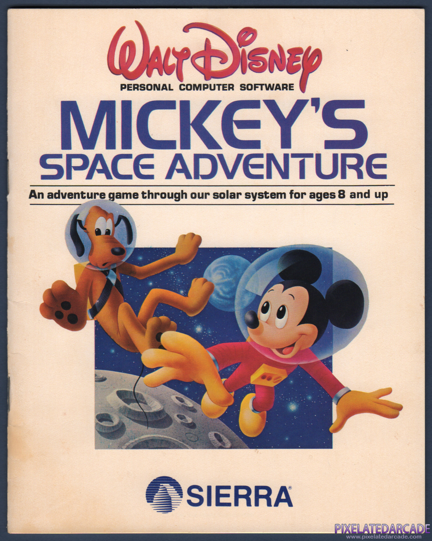 Mickey's Space Adventure: Instruction Manual - Page 1