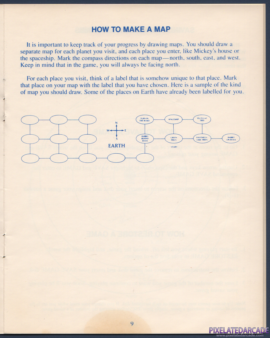 Mickey's Space Adventure: Instruction Manual - Page 10