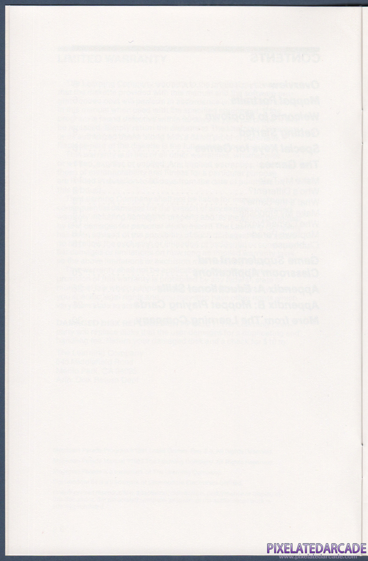 Moptown Parade: Instruction Manual - Page 4