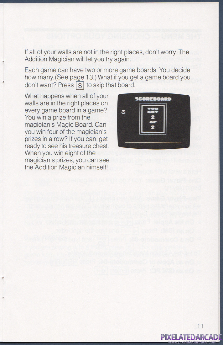 Addition Magician: Instruction Manual - Page 11