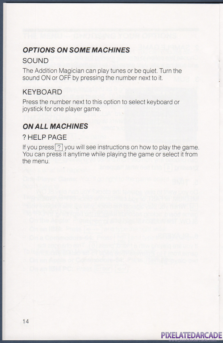 Addition Magician: Instruction Manual - Page 14