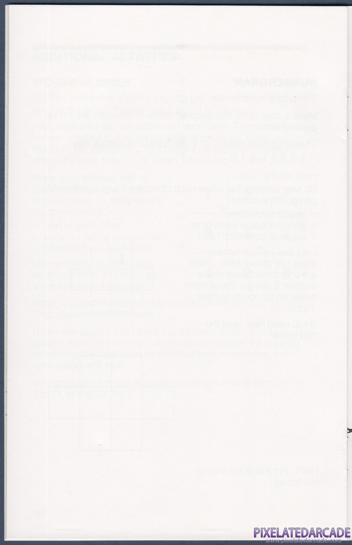 Addition Magician: Instruction Manual - Page 20