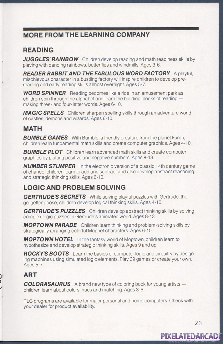 Addition Magician: Instruction Manual - Page 23