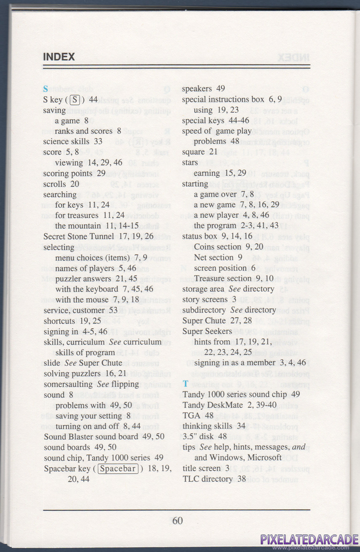 Super Solvers: Treasure Mountain!: Instruction Manual - Page 66