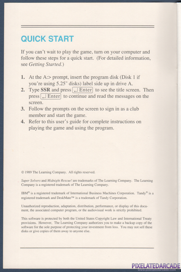Super Solvers: Midnight Rescue!: Instruction Manual - Page 2