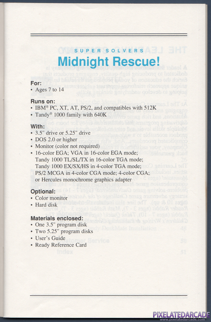 Super Solvers: Midnight Rescue!: Instruction Manual - Page 3