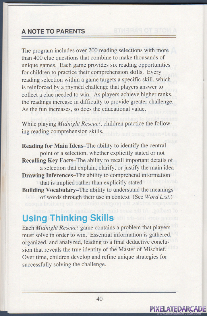 Super Solvers: Midnight Rescue!: Instruction Manual - Page 46