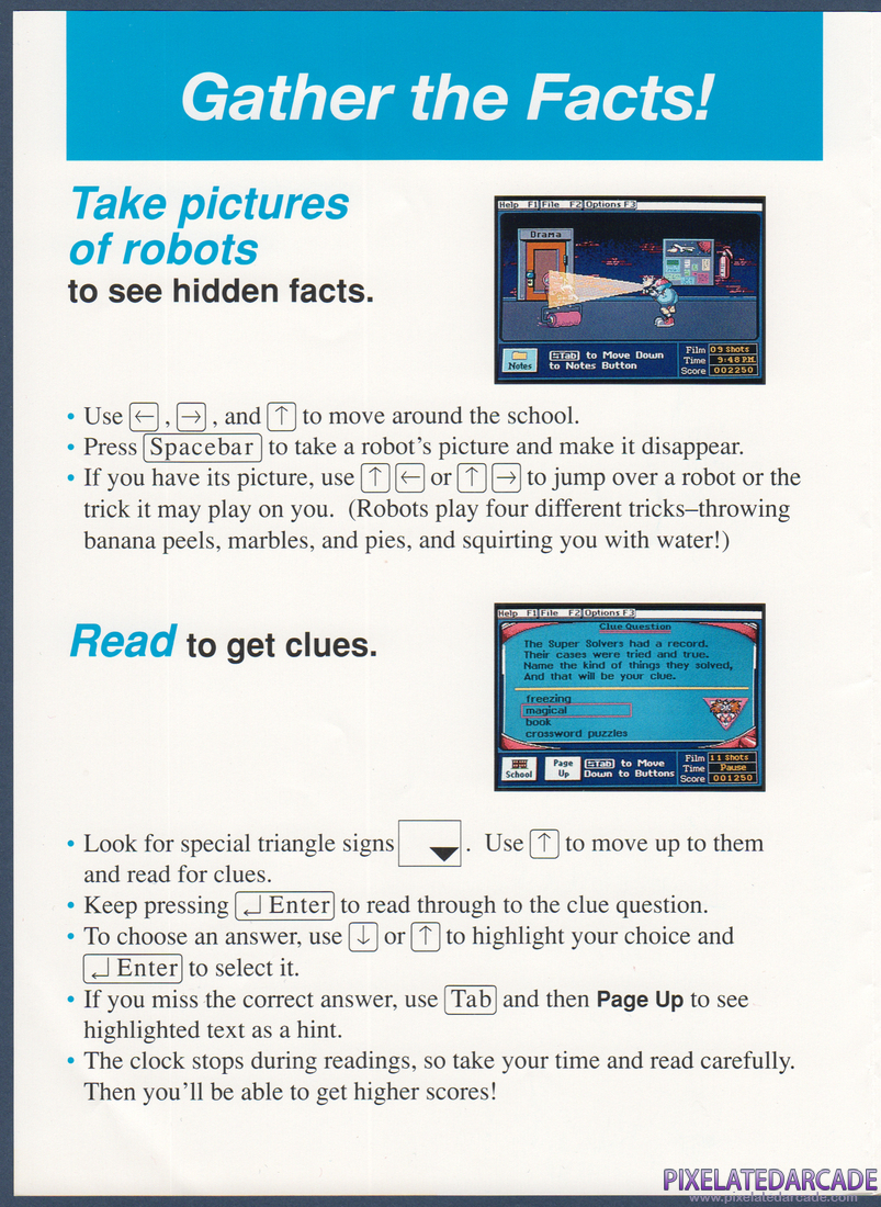 Super Solvers: Midnight Rescue!: Ready Reference Card - Page 2