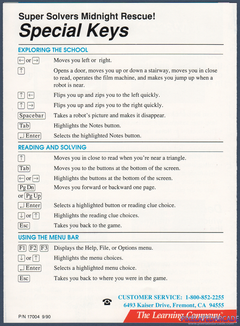 Super Solvers: Midnight Rescue!: Ready Reference Card - Page 6