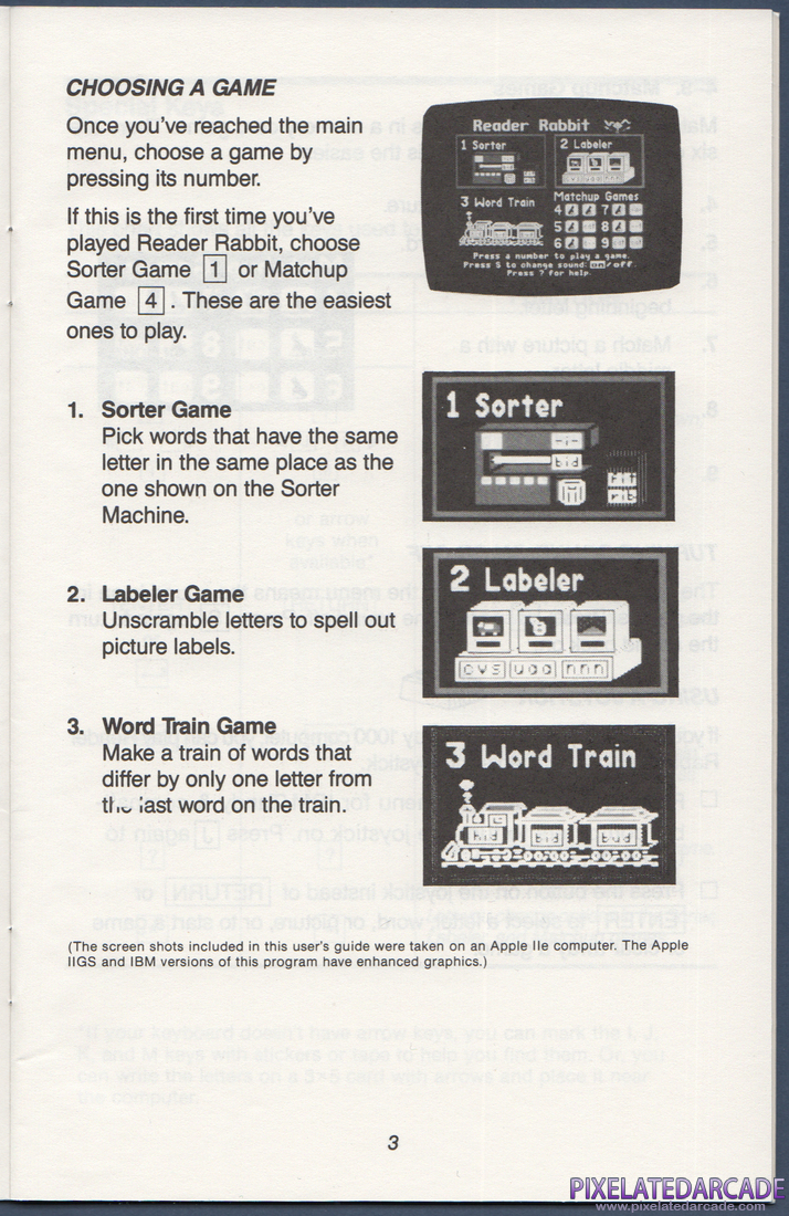 Reader Rabbit: Instruction Manual - Page 9