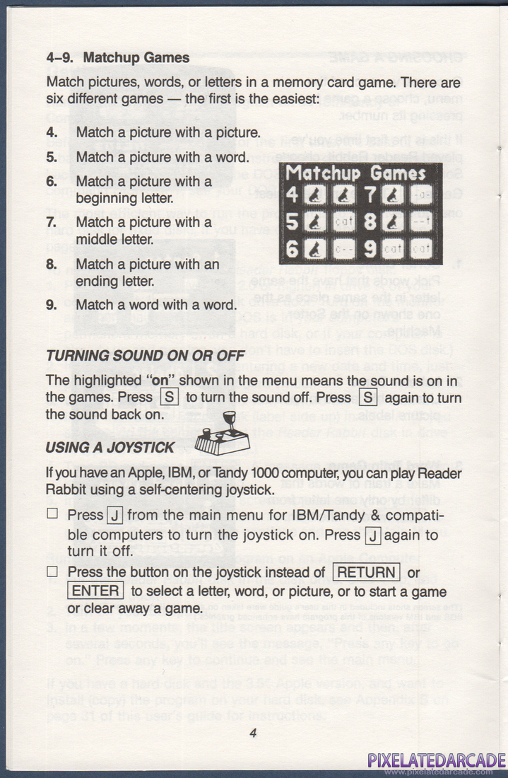 Reader Rabbit: Instruction Manual - Page 10