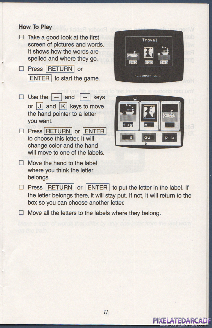 Reader Rabbit: Instruction Manual - Page 17